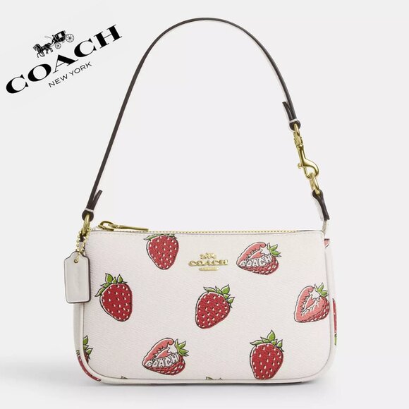 🍓Coach Nolita 19 With Strawberry Print - Picture 1 of 8